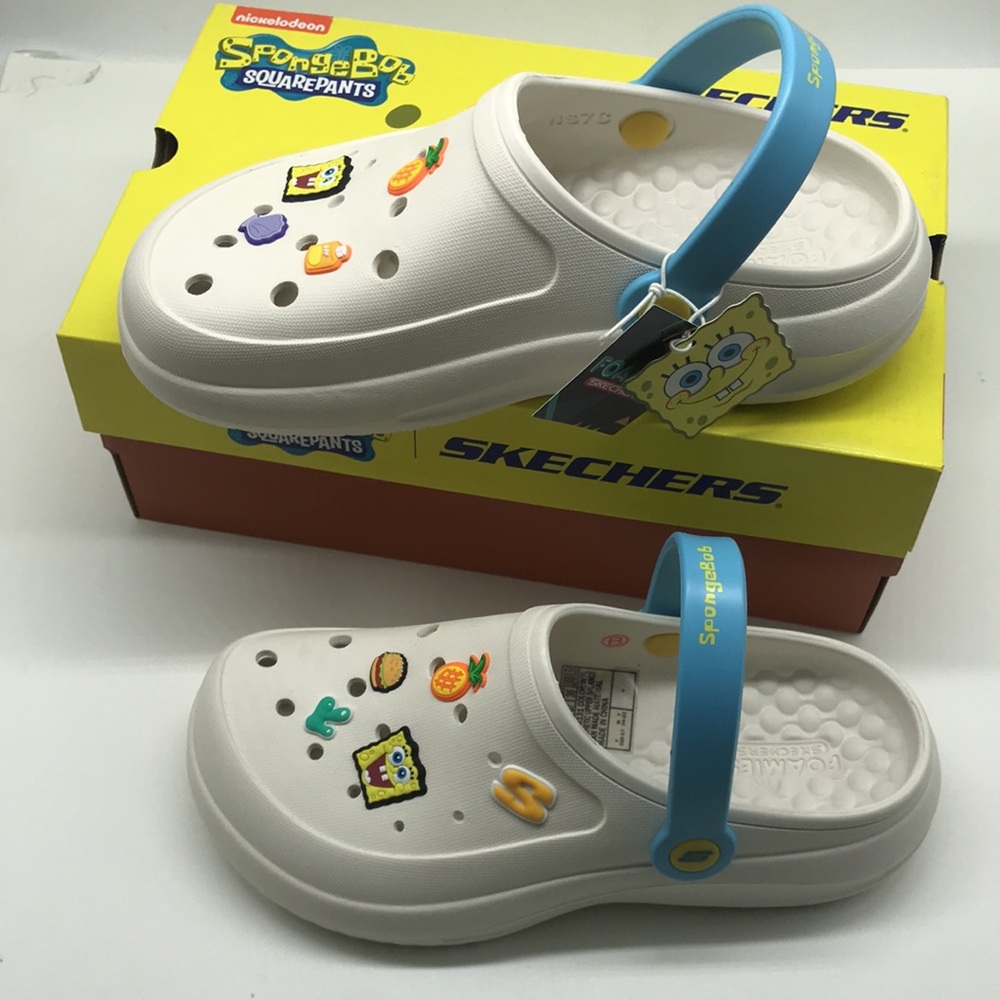 Skechers Sponge Bob Squarepants  Women's Patrick Foamies Size 7 - Picture 9 of 16